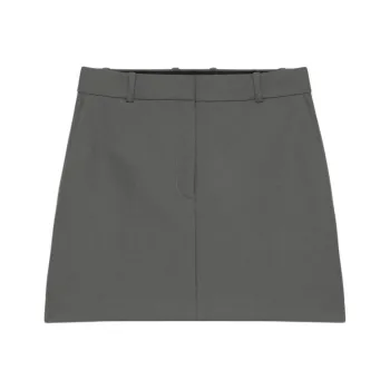 ARITZIA Babaton Chisel Skirt Casual Short Skirts Women's Coal Grey/Coal Gray