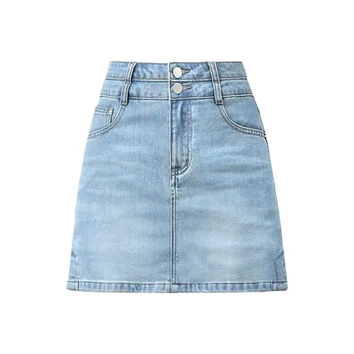 Left Street Right Lane Denim Short Skirts Women's