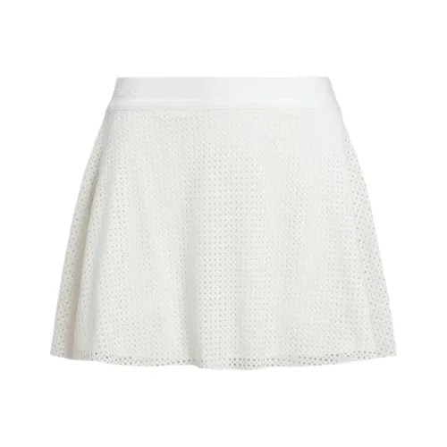 Polo Ralph Lauren SS25 Casual Short Skirts Women's Porcelain White