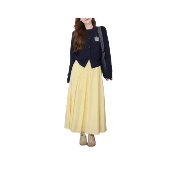 Wbwq Skirt Set Women's Navy Blue