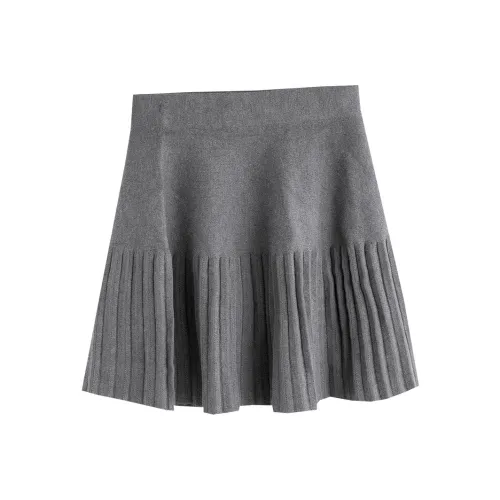 Tonlion Casual Short Skirts Women's Medium Heather Gray