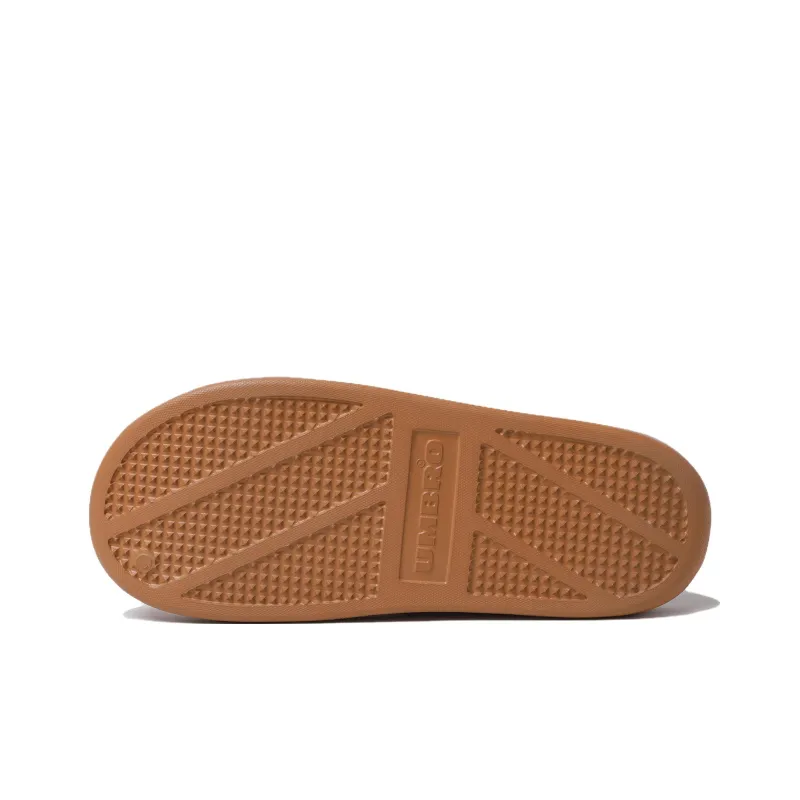 Umbro PHYLON Quiet Abrasion Resistant Closed Toe Slippers Unisex Brown-4