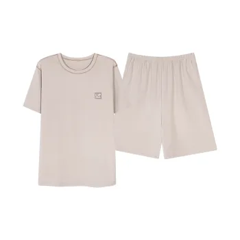Floating Light Islands Pajama Set Men's Tea Brown