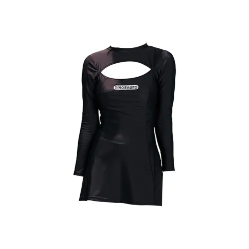 Hao Zhilang One Piece Swimsuits Women's Black Swimsuit