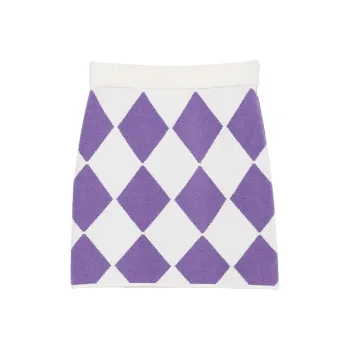 WESTLINK Casual Short Skirts Women's Purple