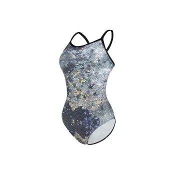 ZOKE One-piece Swimsuit Women's Cinderella Crystal Sequins