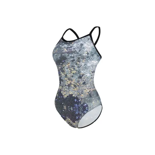 ZOKE One-piece Swimsuit Women's Cinderella Crystal Sequins