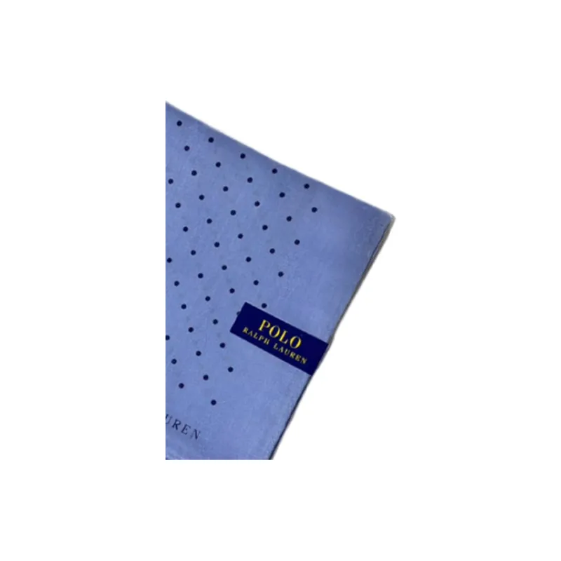 Polo Ralph Lauren Silk Scarves Unisex Light Blue-2