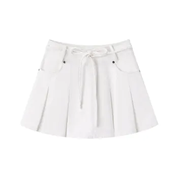 PEACEBIRD Denim Short Skirts Women's