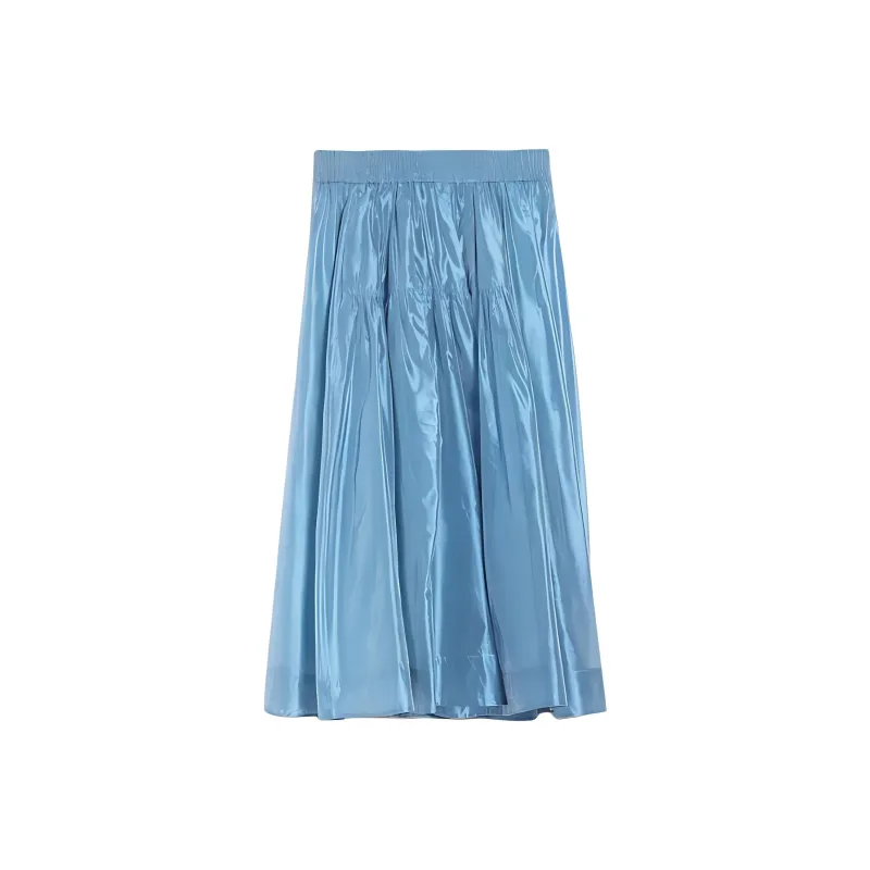 WEEKEND MaxMara Casual Long Skirt Women's Blue-0