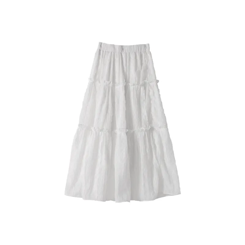 0571 Family Casual Long Skirts Women's-0