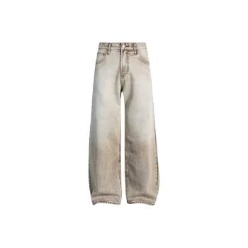 YINLEI Jeans Unisex Coffee