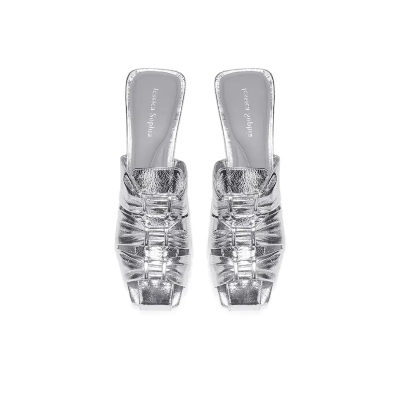 JESSICA SOPHIA Rubber Sole Odor Resistant Closed Toe Slippers Women's-4