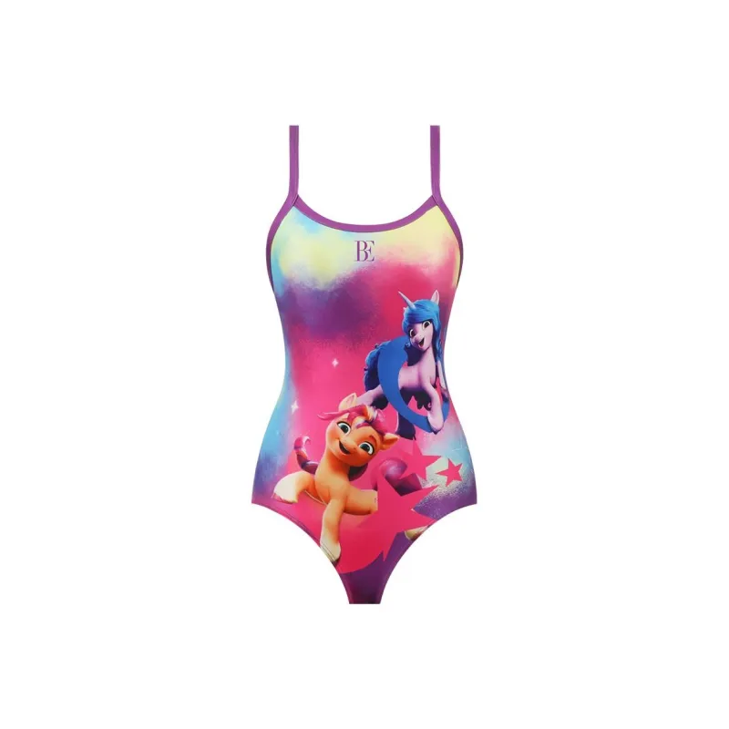 BALNEAIRE Pony Berry Co branded Model One Piece Swimsuits Women's Color Game-0