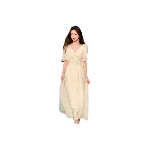 XIANSINIAO Short Sleeved Dress Women's