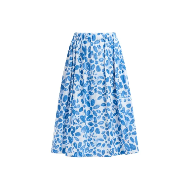 MARNI Floral print Poplin Skirt-0