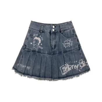Unifree X Betty Boop™ Co branded Series Denim Short Skirts Women's
