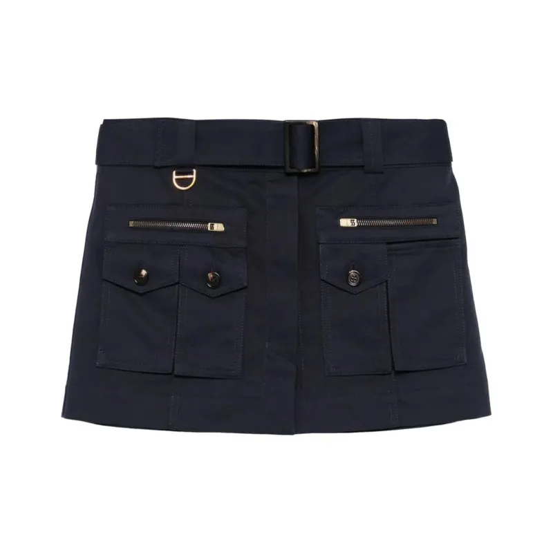 Chloé Belted Mini Skirt-0