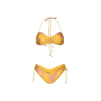 Zimmermann Acadian Ruched side Bikini Set