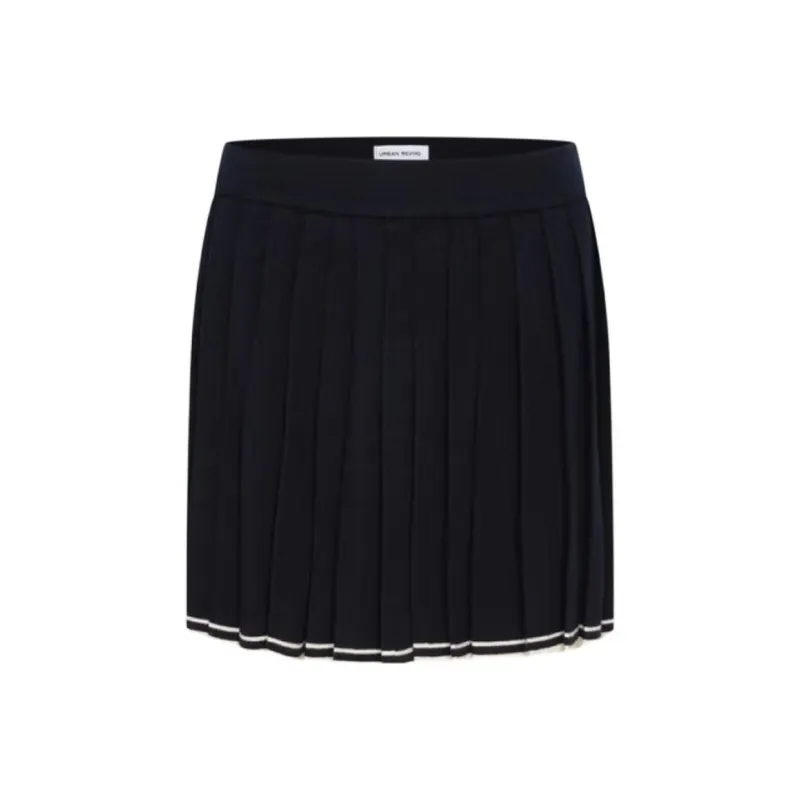 URBAN REVIVO Casual Short Skirts Women's Ink Blue-0