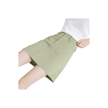 Cypress House Denim Short Skirts Women's Avocado Green