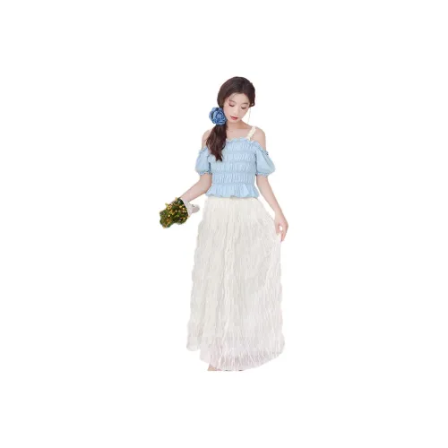HUASJ Casual Long Skirts Women's