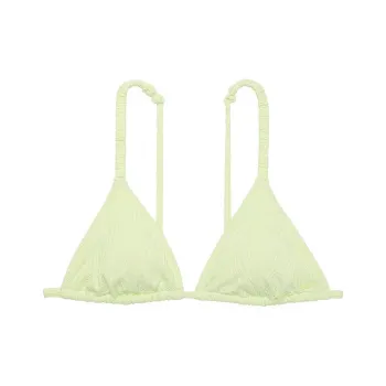 Victoria's Secret PINK SCRUNCHIE TRIANGLE BIKINI TOP / Lime Cream Bikini Women's Lime Cream