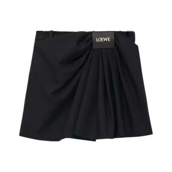 LOEWE SS25 Casual Short Skirts Women's Black