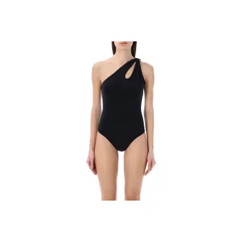 Bottega Veneta One Shoulder Cut Out Detailed Swimsuit