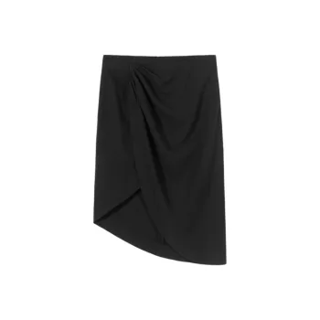 EICHITOO Casual Long Skirts Women's Black