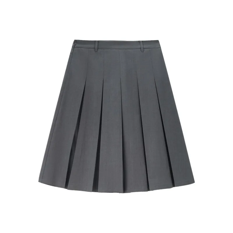 UNIQLO Casual Short Skirts Women's 08 Charcoal Gray-0