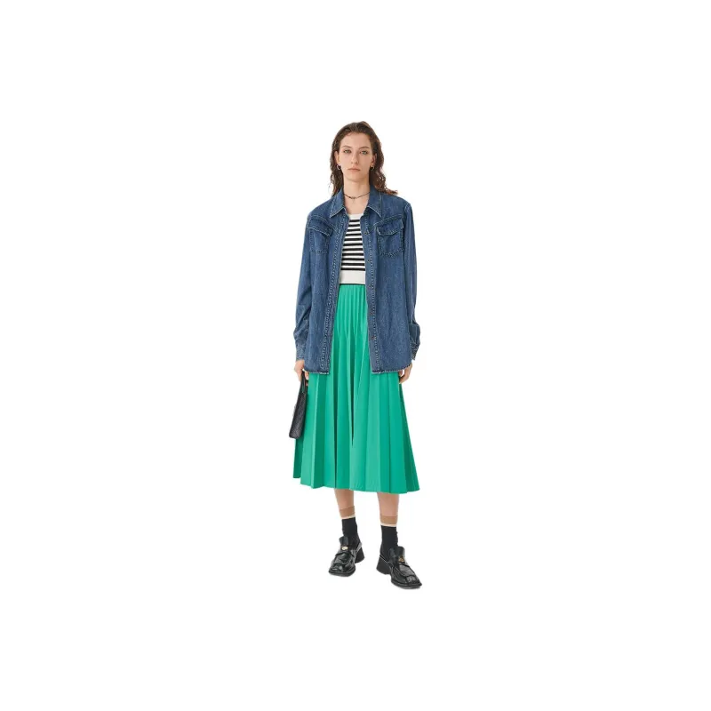 Self Who Casual Long Skirts Women's-4