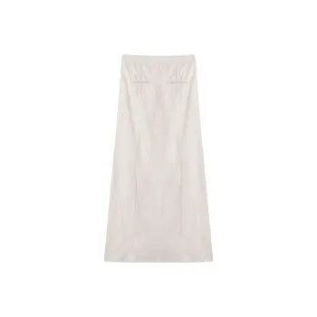 THE SEA LIFE Casual Long Skirt Women's White Dew