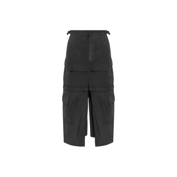 Balenciaga Ripstop Maxi Cargo Skirt