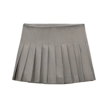 ZARA Trf Casual Short Skirts Women's Brown