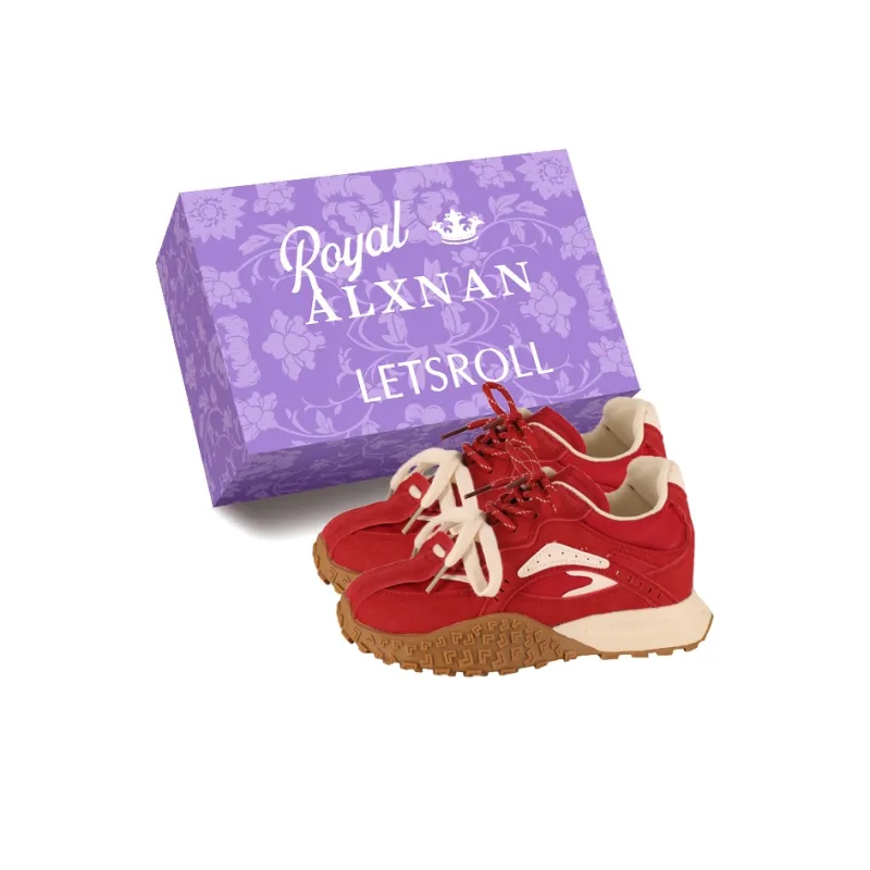 Alxnan Slip Resistant Low Top Casual Shoes Women's Box-4