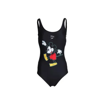 Disney X Speedo One-Piece Swimsuits Women's Black