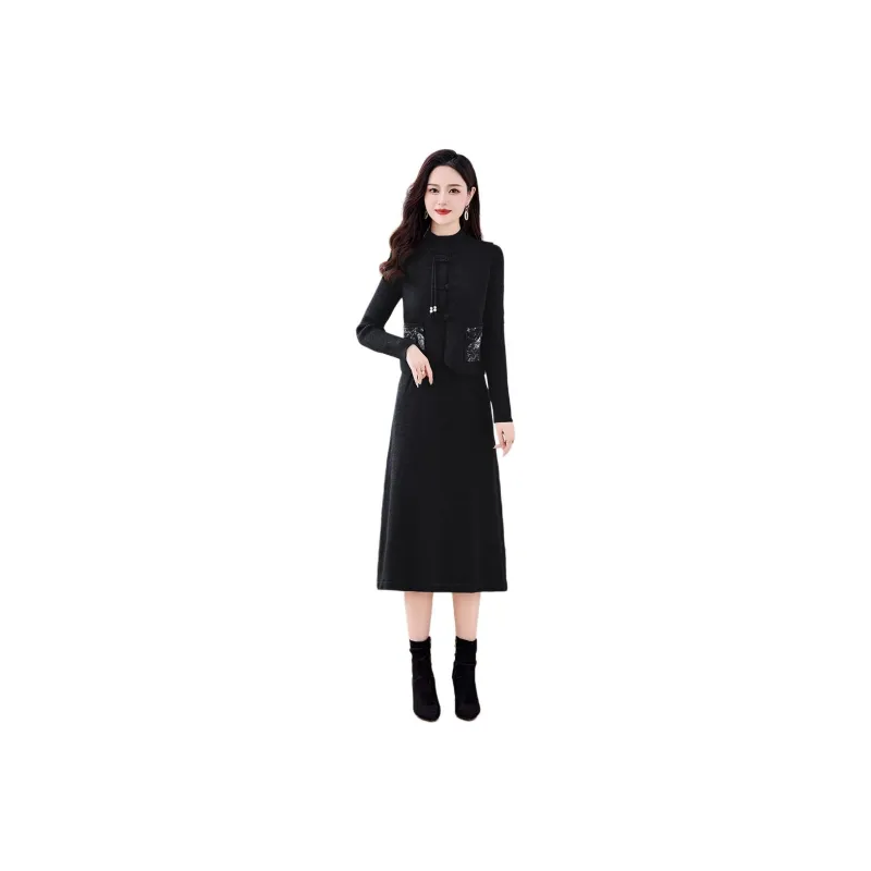 Yi Mengyuan Two Piece Skirt Sets Women's-0
