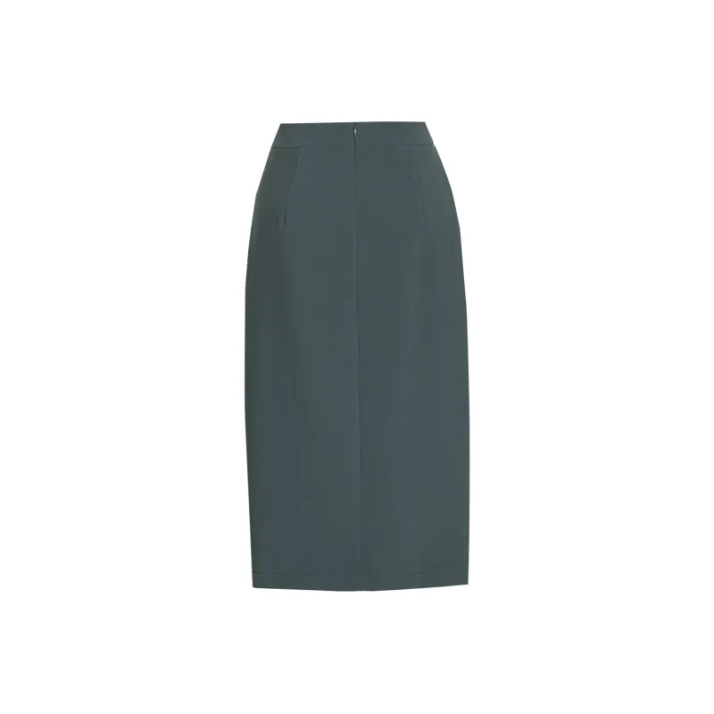 ROEYSHOUSE Casual Long Skirts Women's Gray-0
