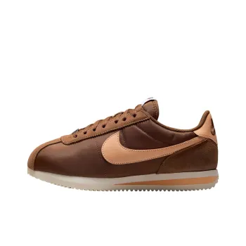 Nike Cortez Anti Slip Wear Resistant Low Top Casual Shoes Unisex Tan