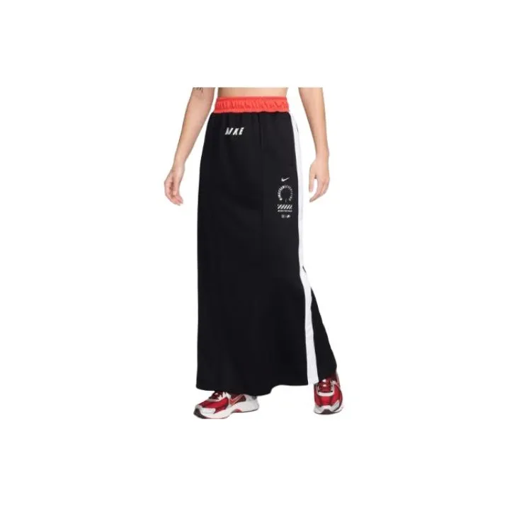Nike Casual Long Skirts Women's Black-0