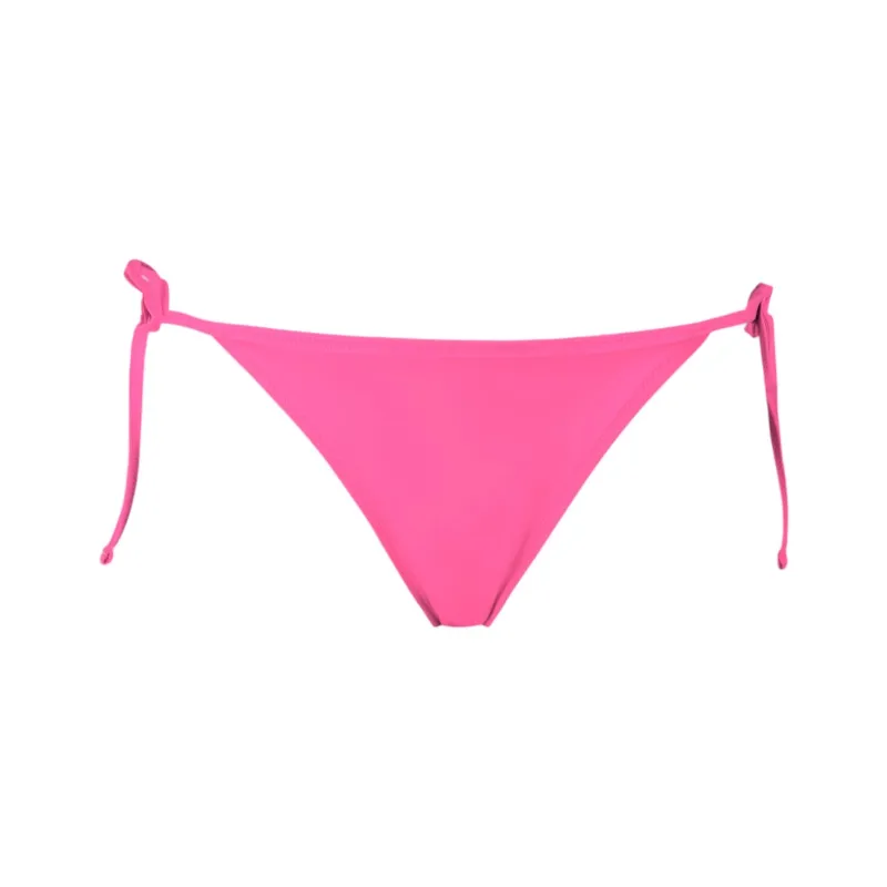 PUMA Swim Women's Bikini Bottoms Side Tie Swimming Shorts Women's Neon Pink-0
