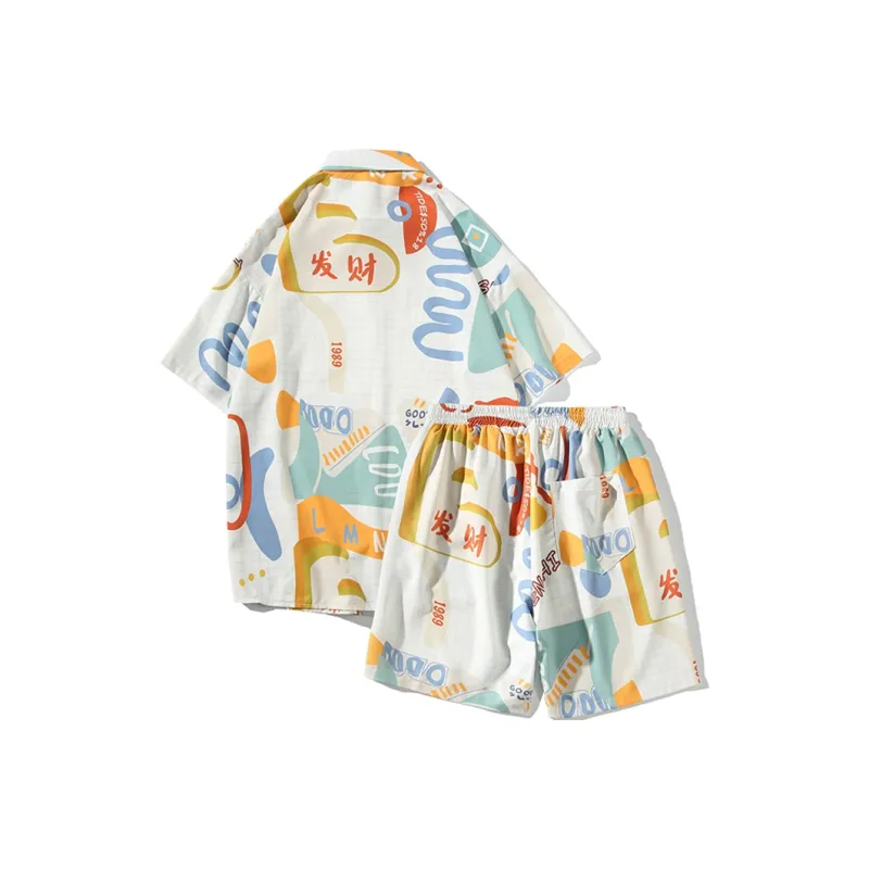 Fakeyoung Shirt Matching Set Unisex-3