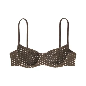 Victoria's Secret PINK BY FRANKIES BIKINIS BUTTERCUP BIKINI TOP / CD Bikini Women's Gray
