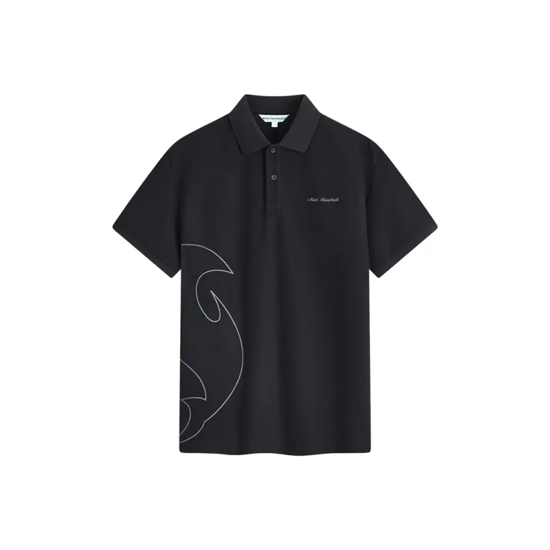 FAIRWHALE Polo Shirts Unisex 001 Black-0