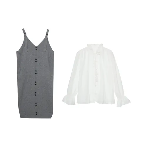 OURUOKE Two Piece Skirt Sets Women's