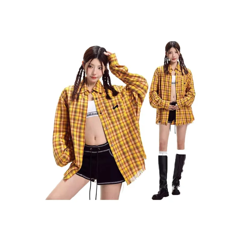 NEAR HERE Shirts Unisex Yellow-0