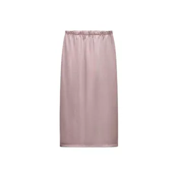 ZARA Casual Long Skirts Women's Light Purple Red