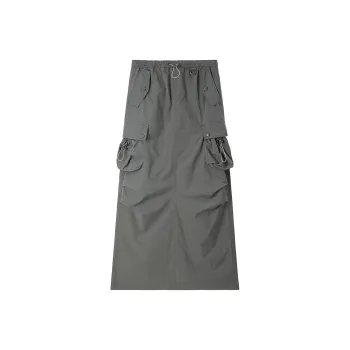 Miss Sixty Casual Long Skirts Women's Gray Green