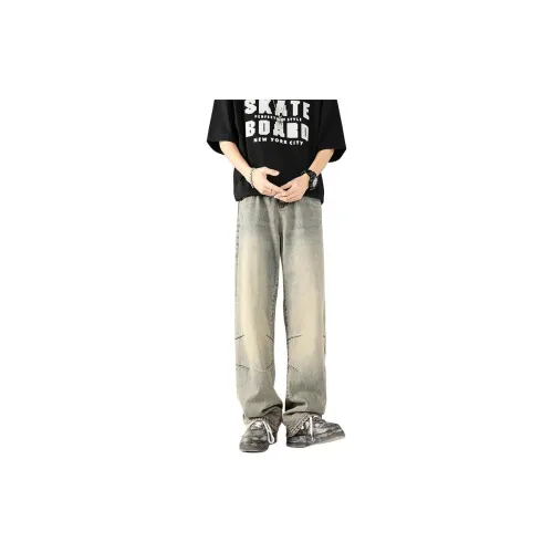 OKPI Jeans Unisex Yellow Mud